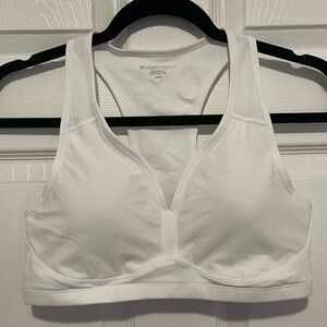 Beyond Yoga White Sports Bra
